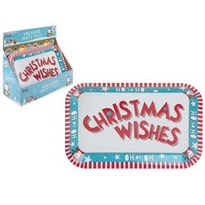 16 x Christmas Melamine Trays 11.5