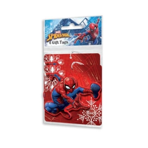 25 x Spider-Man Christmas Gift Tags 6pk