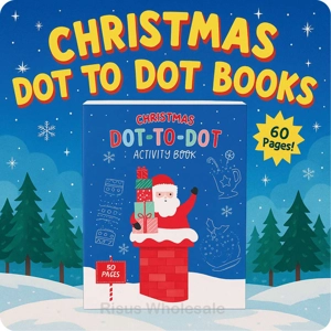 24 x Christmas Dot To Dot Activity Books