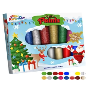 12 x Big Christmas Paint Sets