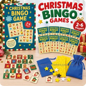24 x Christmas Picture Bingo Games