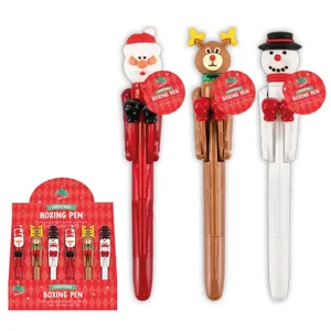 24 x Christmas Festive Boxing Pens