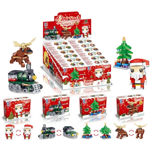 12 x Christmas Building Brick Sets