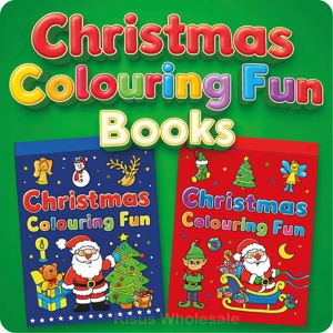 36 x Christmas Colouring Fun Books 64pg