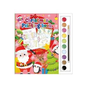 12 x Christmas Painting Books & Paint Set