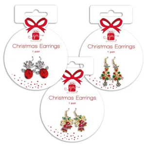 24 x Christmas Dangly Earrings