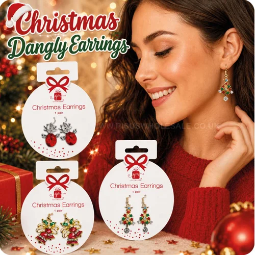 24 x Christmas Dangly Earrings