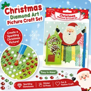 12 x Christmas Diamond Art Pictures