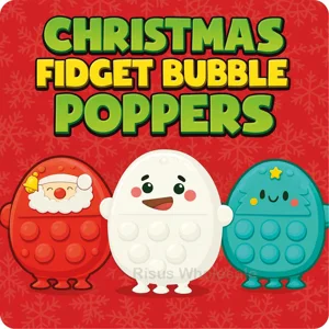 12 x Christmas Fidget Bubble Poppers