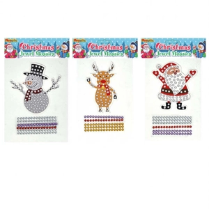 24 x Christmas Jewel Mosaic Pictures