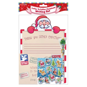 12 x Letter To Father Christmas Writing Sets