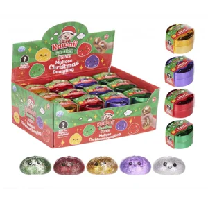 24 x Christmas Maltose Squishy Dumplings 5.5cm