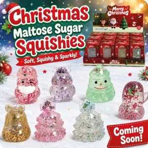 12 x Christmas Maltose Sugar Squishies