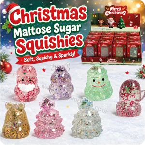 12 x Christmas Maltose Sugar Squishies