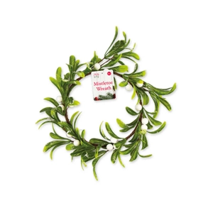 24 x Christmas Mistletoe Wreaths