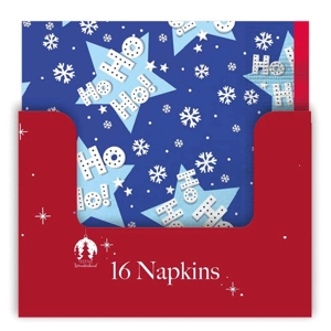 12 x Christmas Paper Napkins 16pk