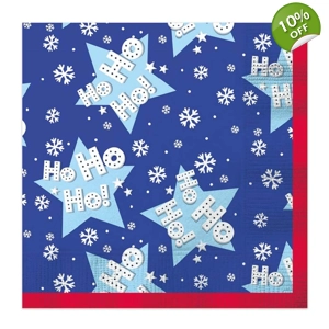 12 x Christmas Paper Napkins 16pk