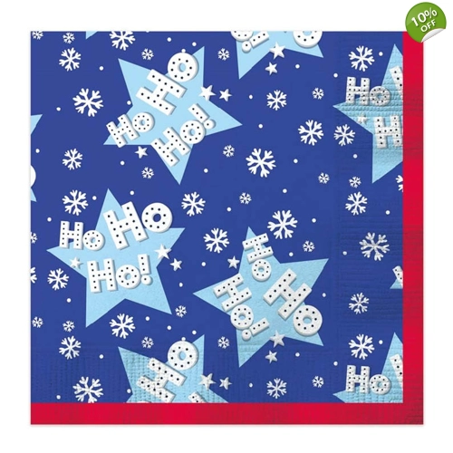 12 x Christmas Paper Napkins 16pk