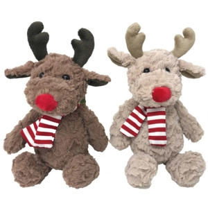 6 x Plush Christmas Reindeer 20cm