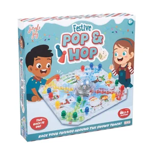 12 x Christmas Pop & Hop Ludo Games