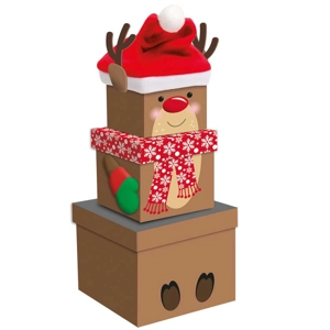 1 x Nesting Reindeer Gift Boxes