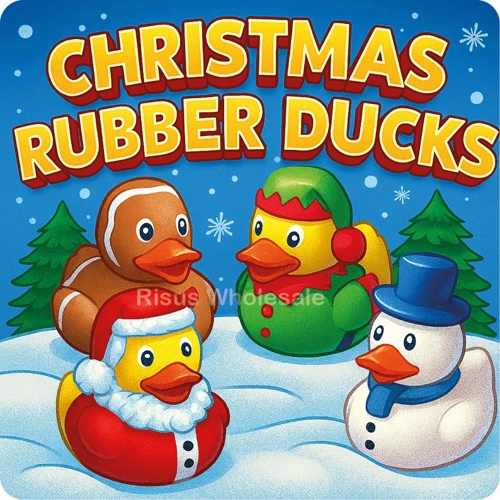 24 x Christmas Rubber Ducks