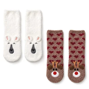 30 x Christmas Softy Slipper Socks