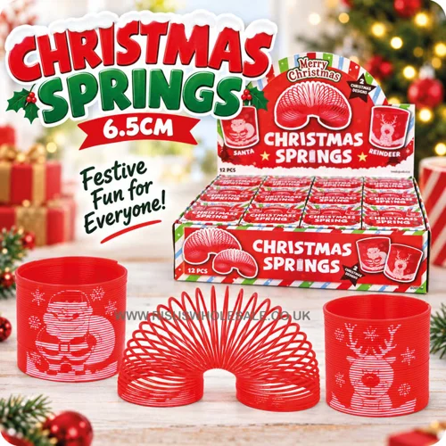 12 x Christmas Springs 6.5cm