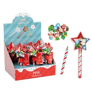 12 x Christmas Star Stationery Sets