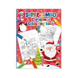 6 x Super Jumbo Christmas Colouring Books