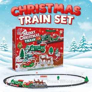 6 x B/O Christmas Train Set With Lights & Sound
