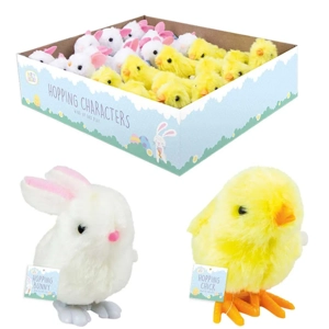 24 x Clockwork Hopping Easter Characters