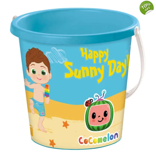 12 x Cocomelon Beach Buckets 17cm