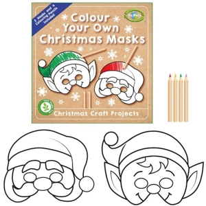 24 x Eco Colour In Christmas Mask Sets