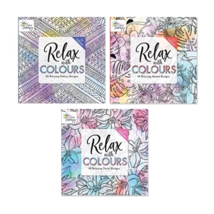 12 x Adult Colour Therapy Books Series 1