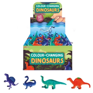 24 x Colour Changing Dinosaurs