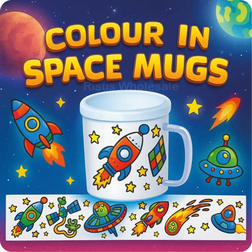 12 x Colour In Space Mugs