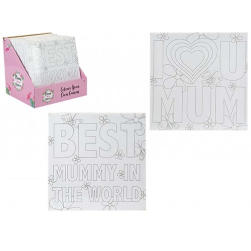 12 x Paint Your Own Mother's Day Canvas