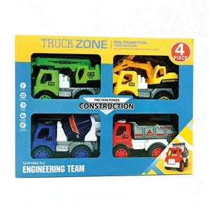 3 x Construction Trucks 4pk
