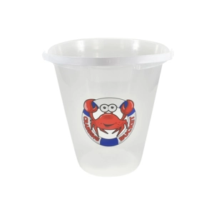 12 x Transparent Crab Buckets
