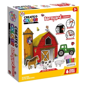 6 x Colour & Create Farmyard Sets