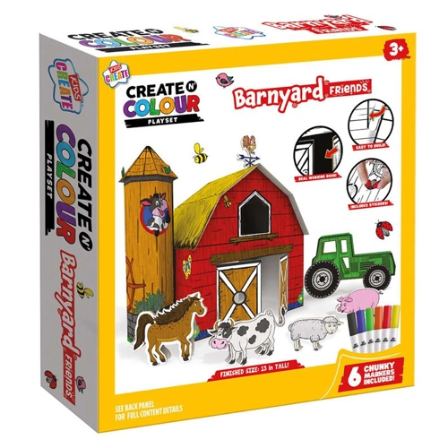 6 x Colour & Create Farmyard Sets