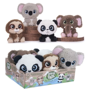 6 x Cute Plush Eco Earth Baby Animals