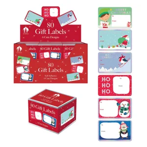 24 x Cute Self Adhesive Gift Tags 80pk