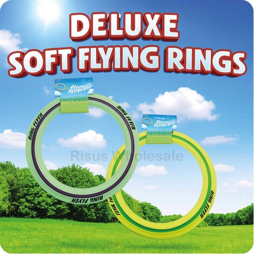 24 x Deluxe Soft Flying Rings 29cm