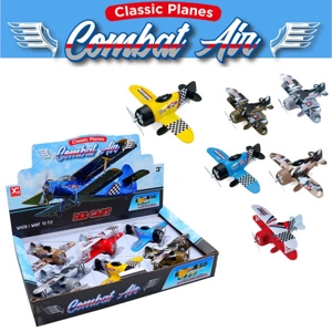 6 x Diecast Combat Air Planes
