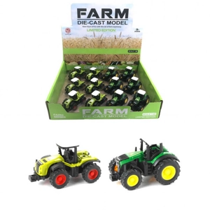 12 x Diecast Farm Tractors
