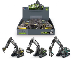 6 x Diecast Friction Diggers