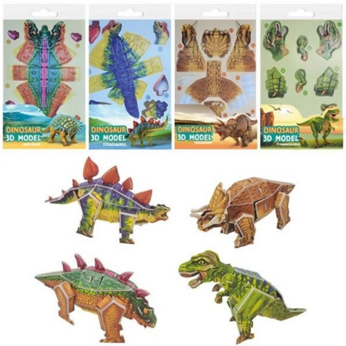 24 x Dinosaur 3D Foam Model Kits