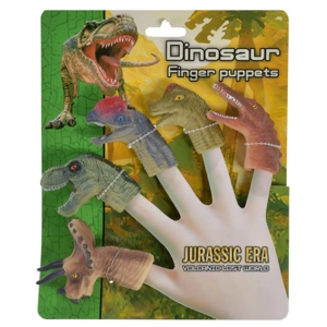 12 x Dinosaur Finger Puppet Sets